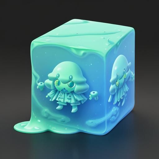 Spatial Fractal of Slime Girls