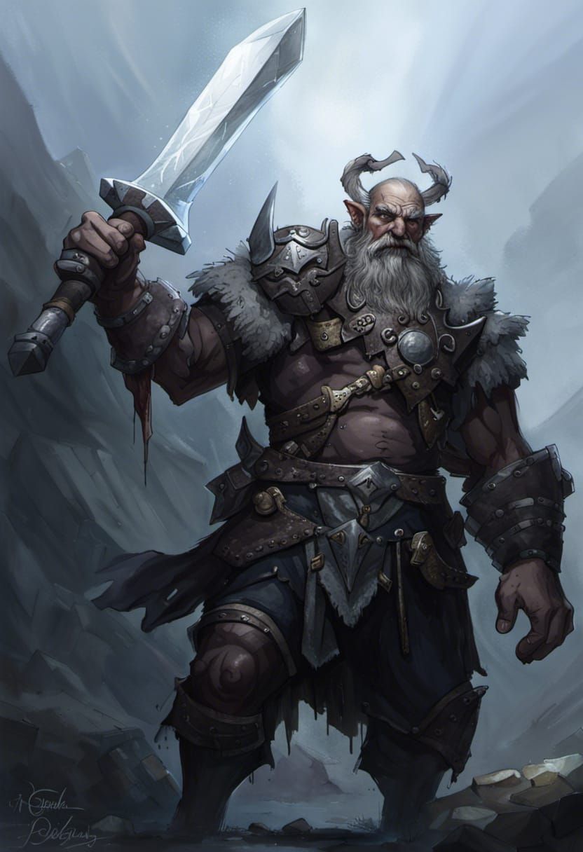 Goliath Firbolg: Unholy Paladin of Dark Fantasy