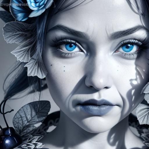 Sad Gnome with Adorable Features in Impressionism Style