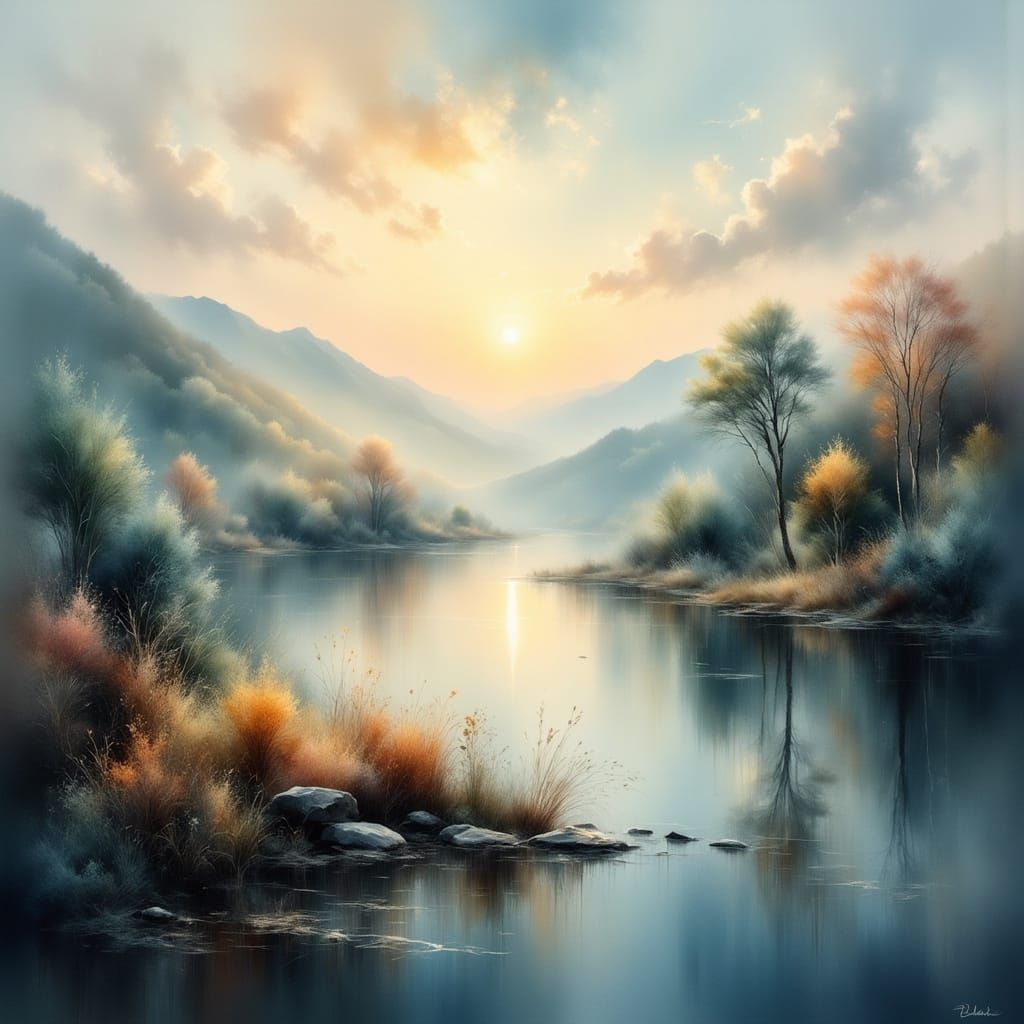A serene landscape