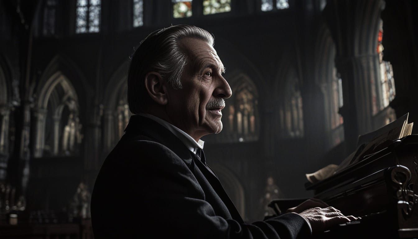 Sinister Vincent Price Plays the Gothic Organ