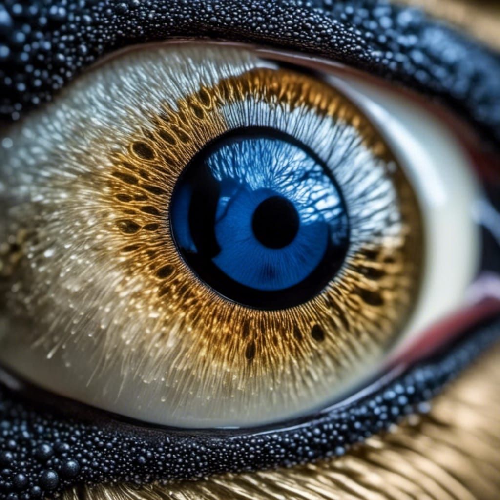 Bluejay Eye: Extreme Close-up Bird Photography