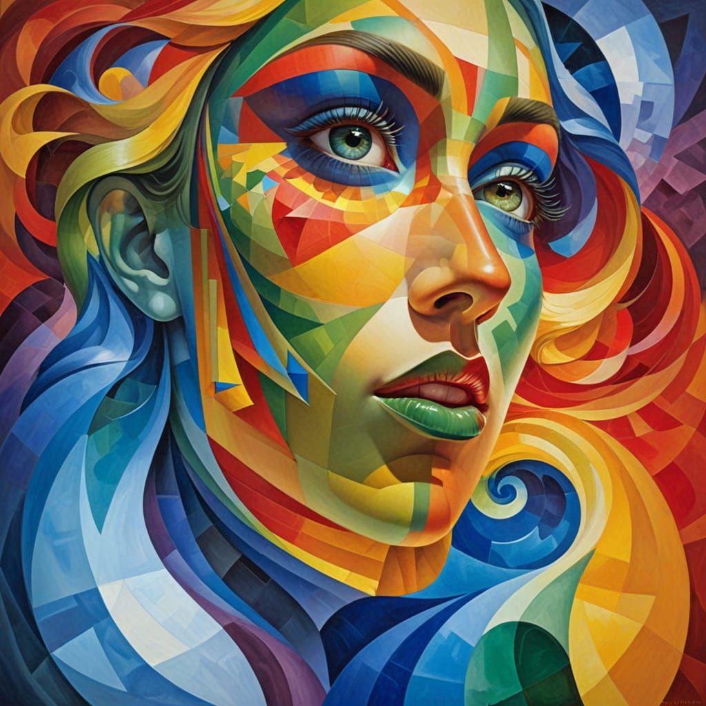 Ethereal Fantasy Masterpiece in Vibrant Spectrum Colors