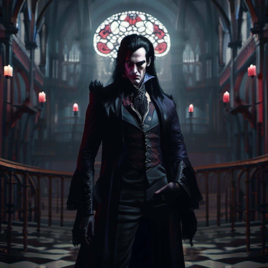 Vampire Lord Strahd in Dark Castle