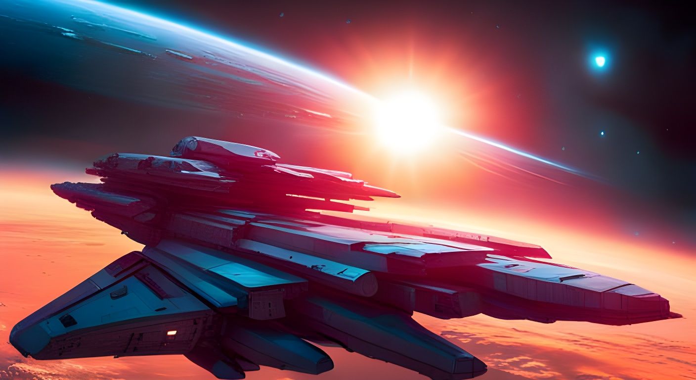 Heavy Galactic Space Cruiser in Starfield