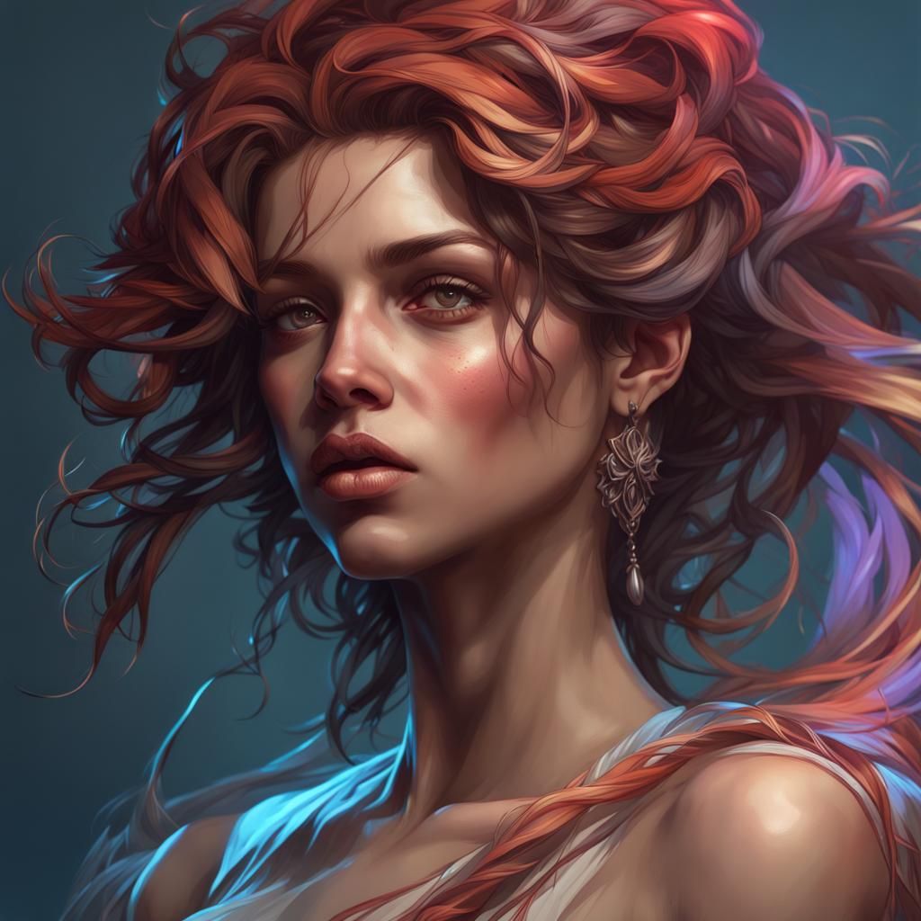 Emotional Portrait of a Tortured Soul