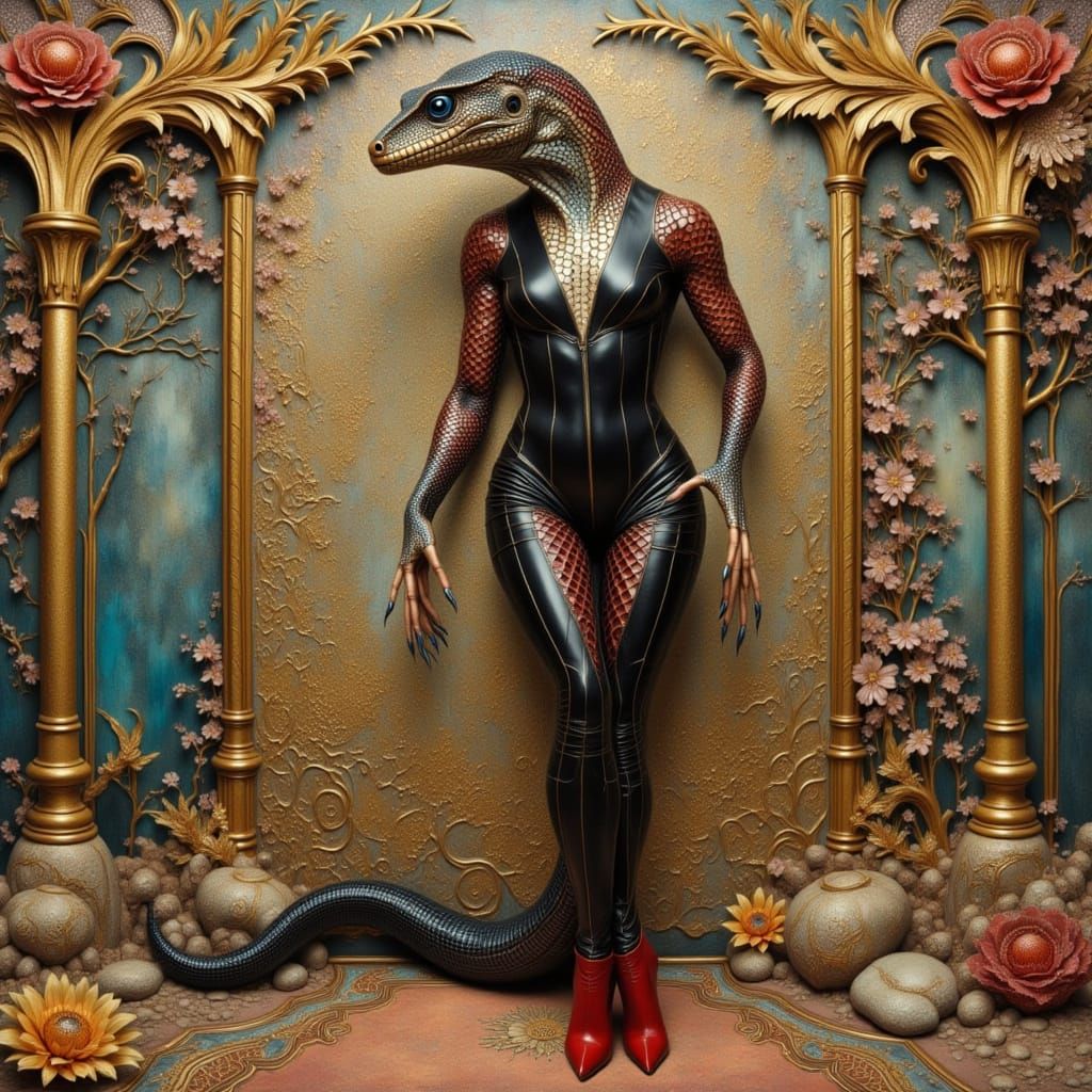 She looks bad, bad to the bone Lizard Queen!