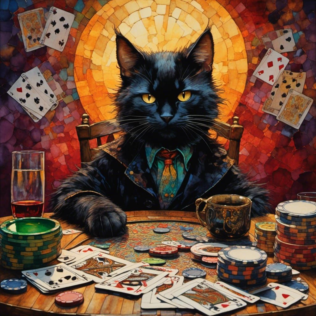 Card-Sharp-Cat (Poker Puss)