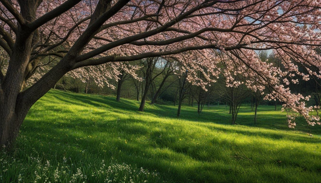 Hyperrealistic Spring Summary in HDR