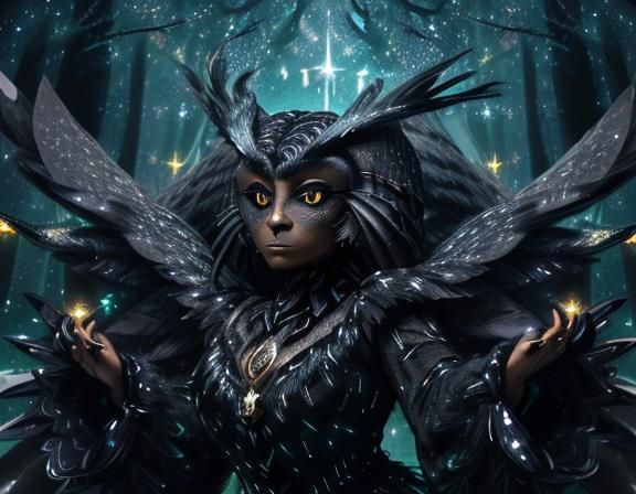 Bufa Glaux - Black Owl Witch 04
