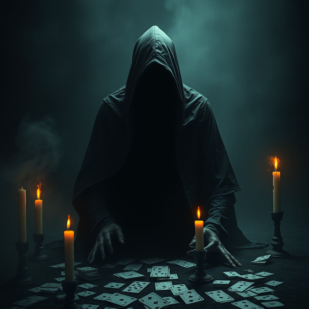 A Forlorn Figure in Eerie Surrealism
