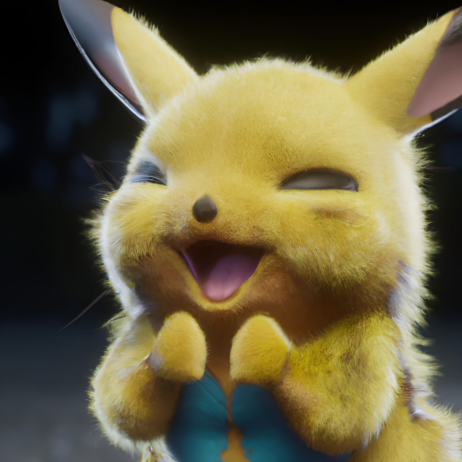 Hyperrealistic Pikachu Sneezing: 4K CGI Render