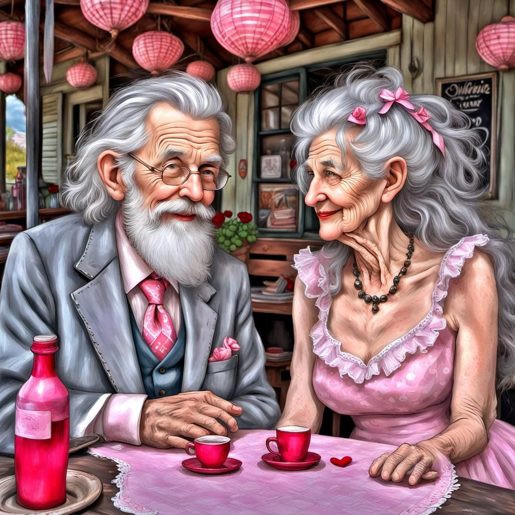 Whimsical Valentine's Day Celebration in Hyperrealism