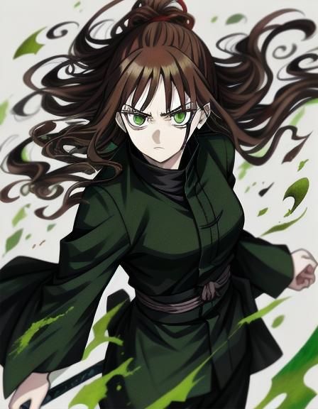 Jujutsu Kaisen Style Sorceress with Sage Eyes