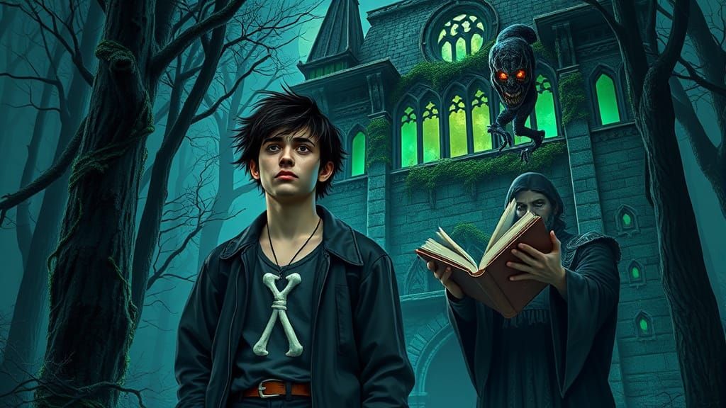 Terrified Man Confronts Doppelganger in Dark Forest