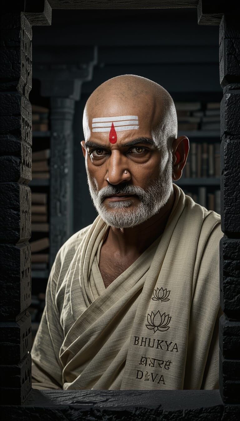 Chanakya: Ultra-Realistic Cinematic Photograph