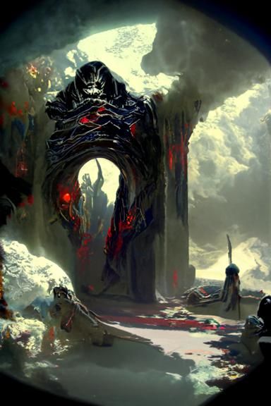 Sinister Portal of Bones and Shadows