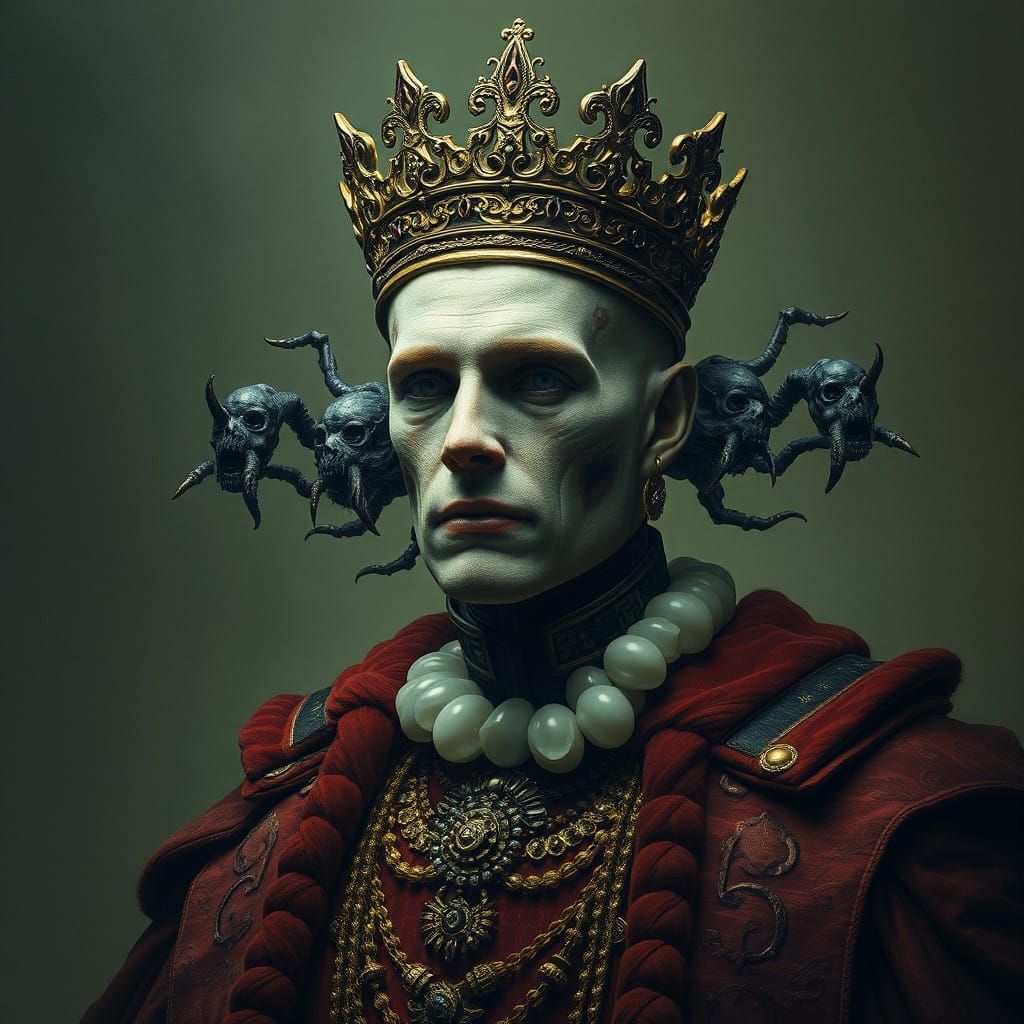 Regal Monstrosity in Biomechanical Horror