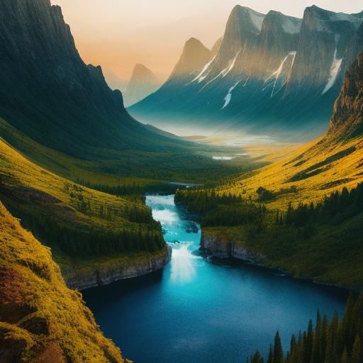 AI Generated Amazing Landscape
