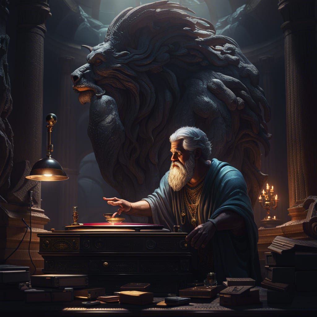 Aristotle Listens to Music in Heaven