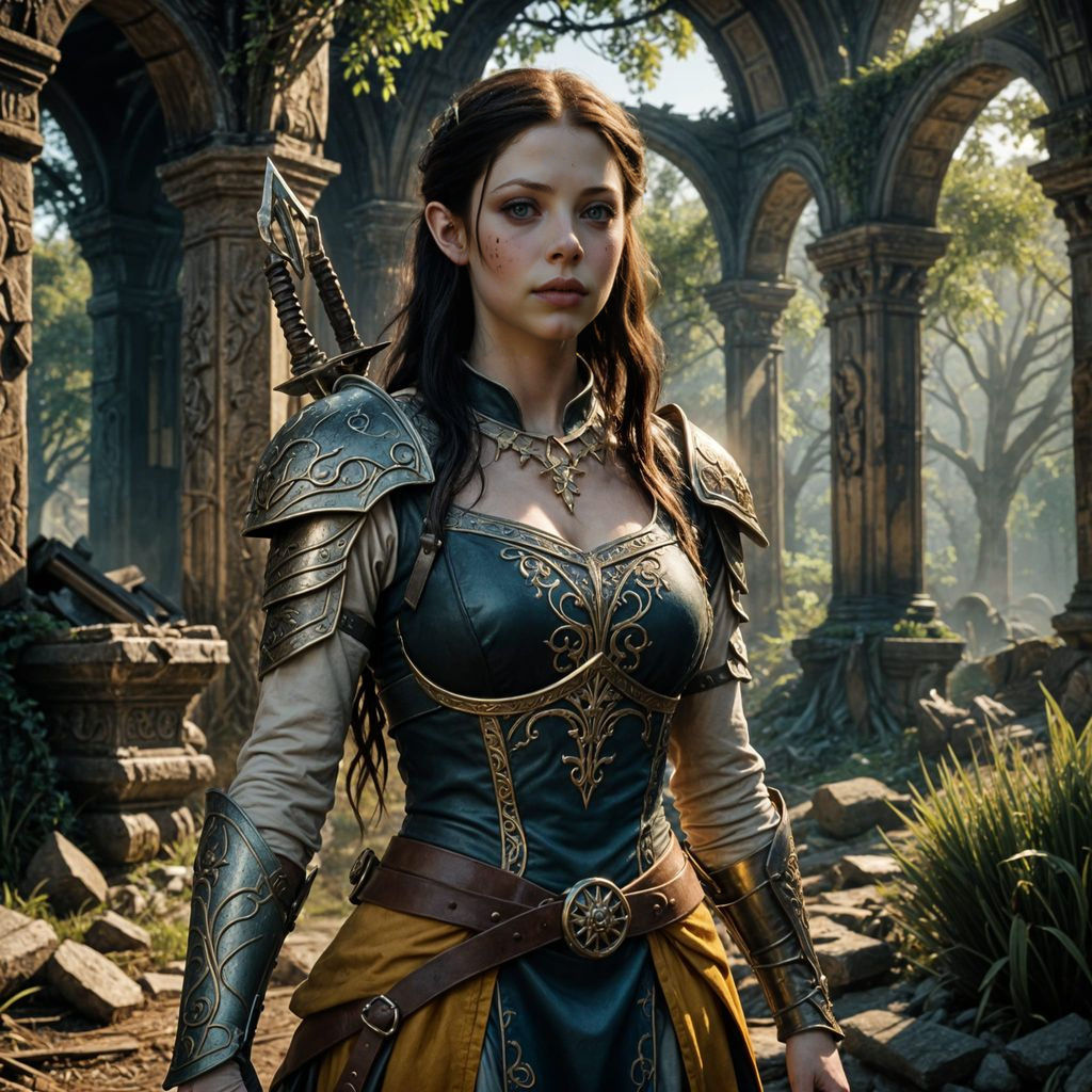 Gorgeous Elven Alice in a Medieval Fantasy Post-Apocalyptic ...