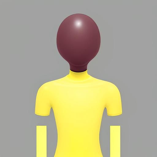 Anonymous User Profile Icon in Yellow and Gray