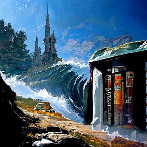 Oil Painting of a Book Adaptation Remake