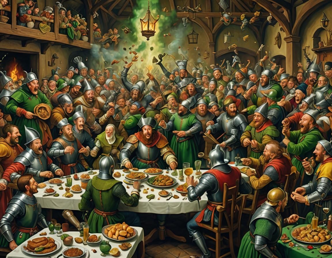Medieval Banquet Fart in Northern Renaissance Style