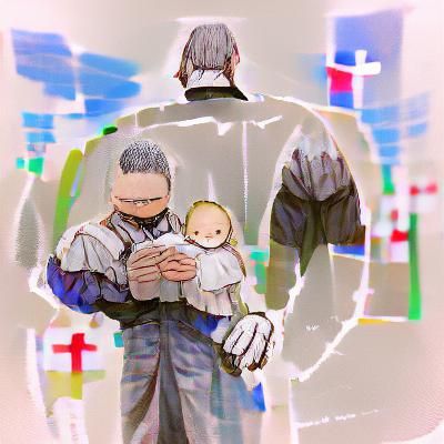 AI Generated Image of a Father Figure