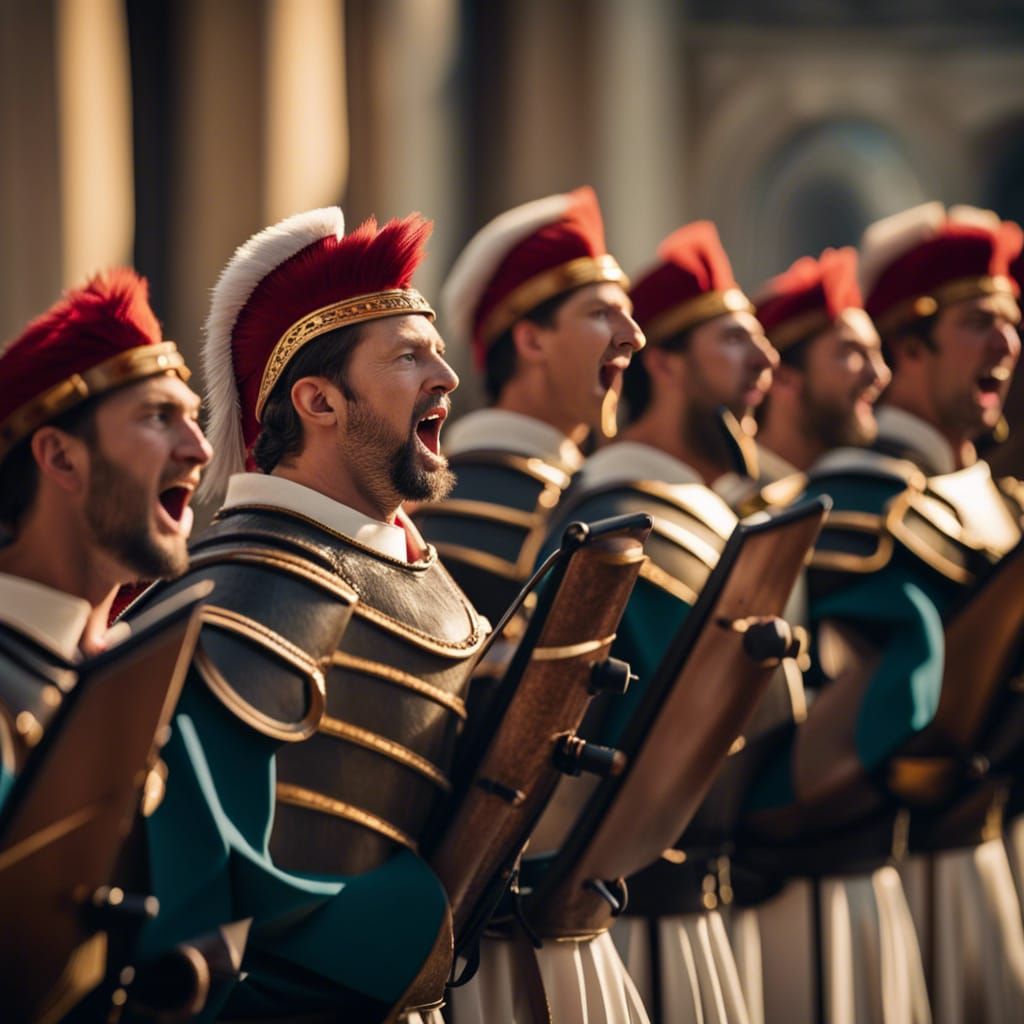 Roman Cavalry Choir in Natural Lighting