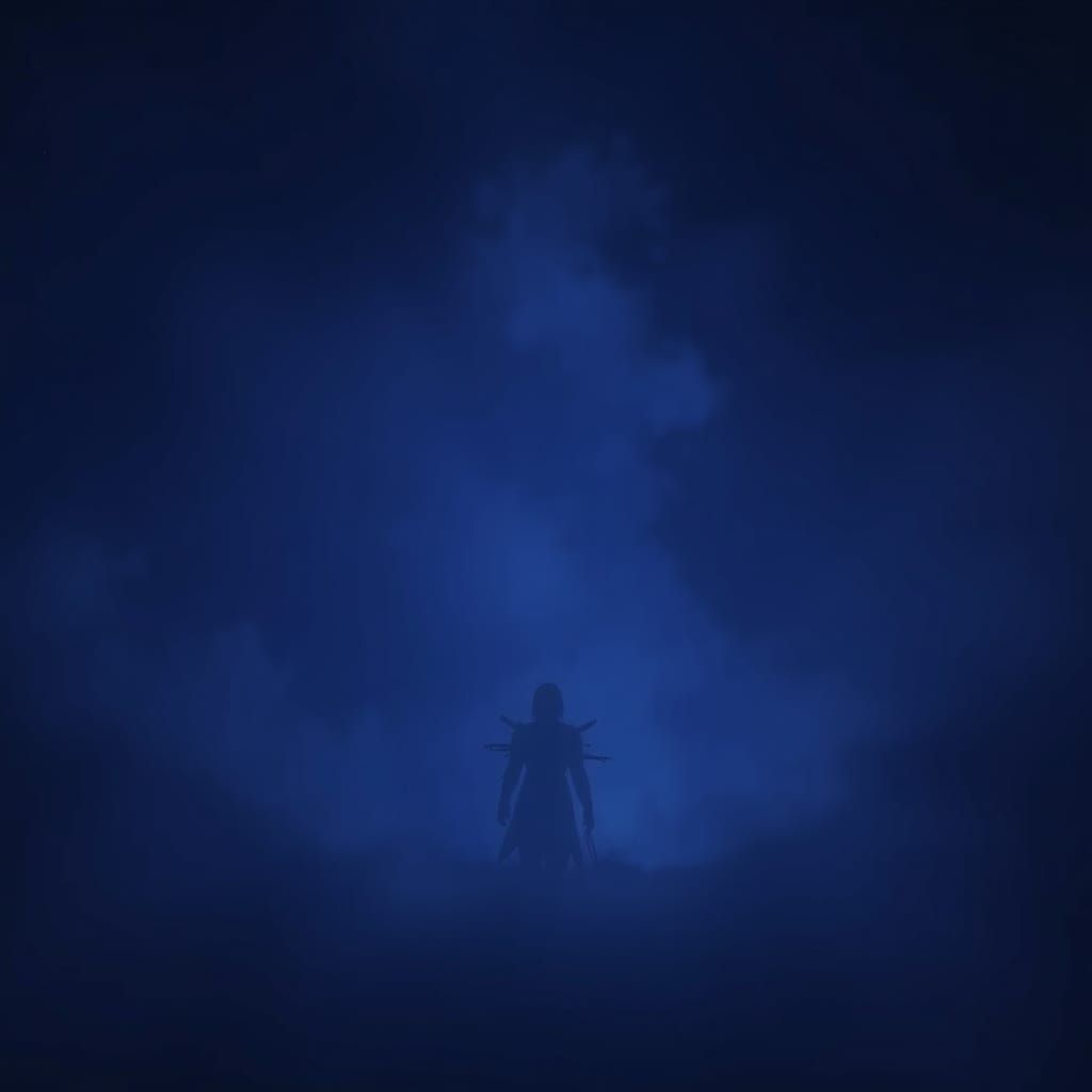 Melancholic Dreamscapes in 3D Anime Style