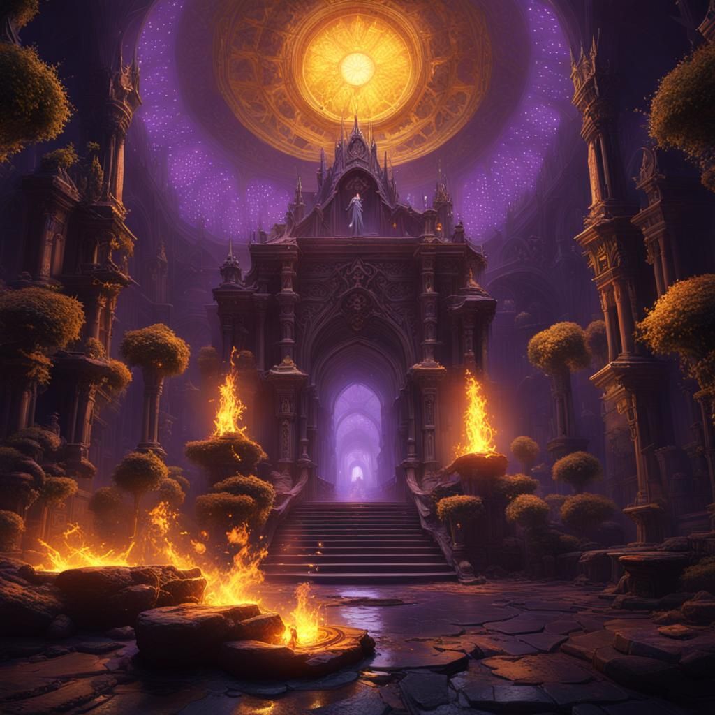Elemental Magic: Dark Fantasy Concept Art