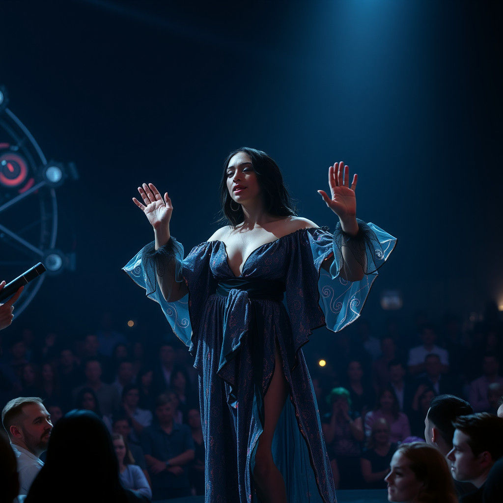 Dua Lipa's Hypnotic Stage Performance