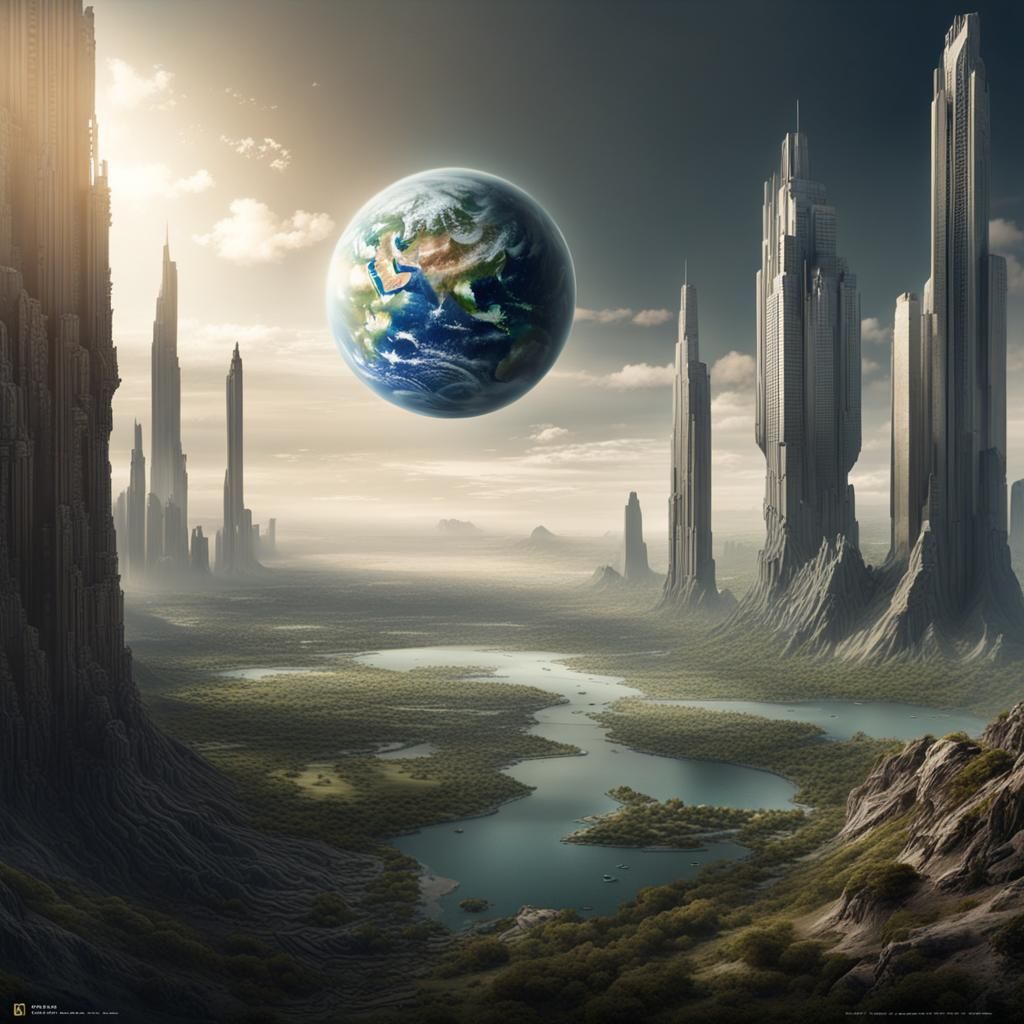 Earth Without Humans: 8K 3D Rendering