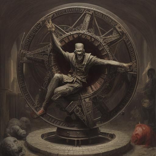 Extreme Theme Park in Style of Old Masters