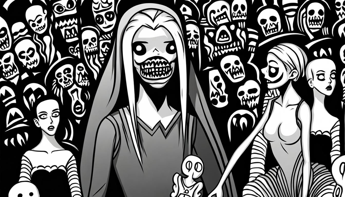 Sinister Porcelain Mannequin Charcoal Life Drawing