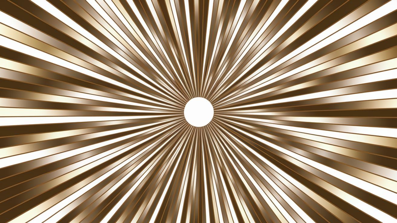 Radiant Gold Abstract Art by Janejaylicious