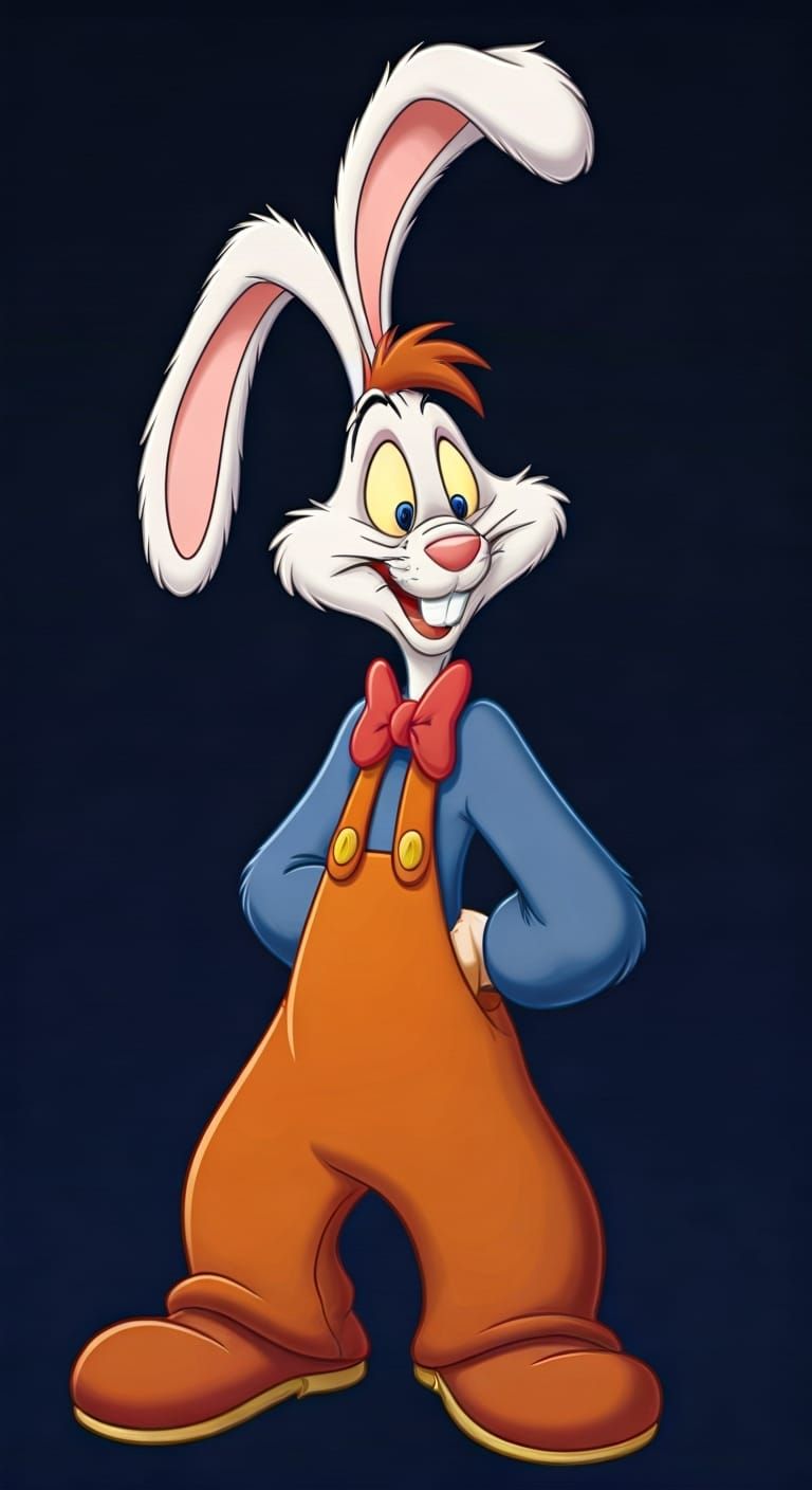 Roger Rabbit Laughing