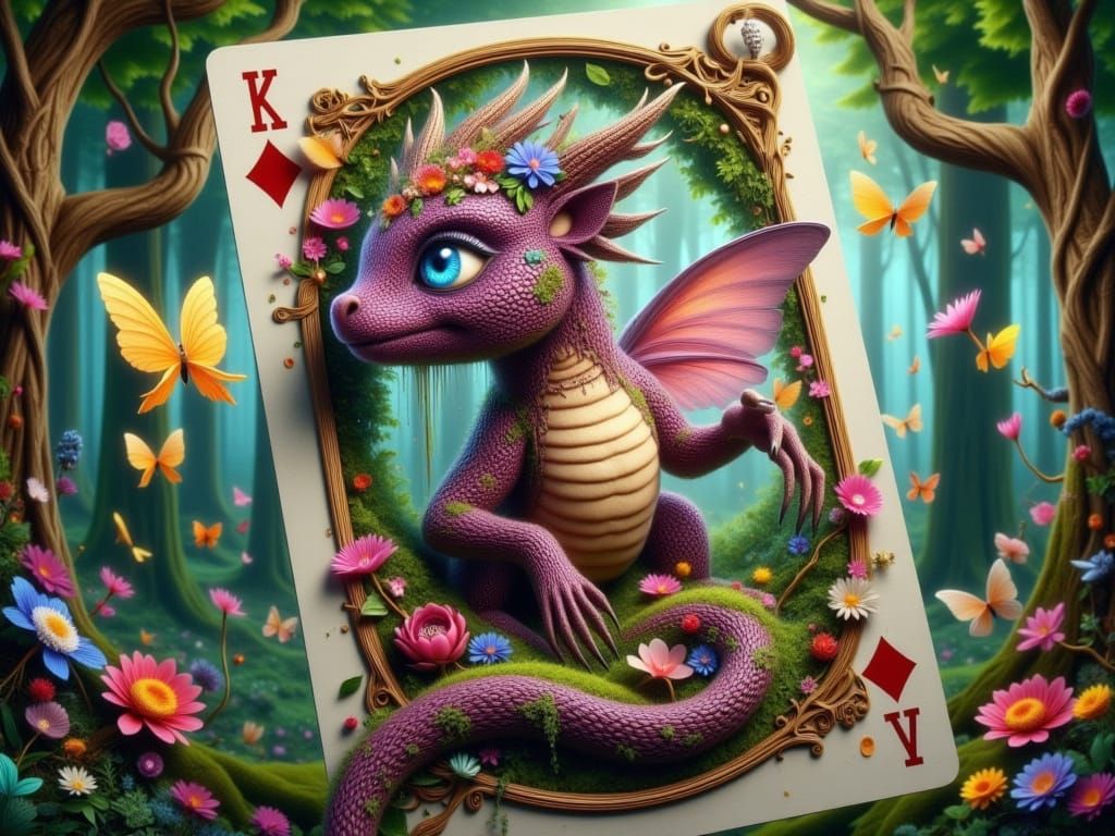 Magical Forest Encounter: Adorable Dragon Breaks Through Car...