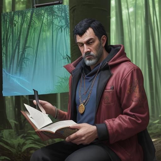 Mystical Encounter: A Modern Sorcerer's Respite