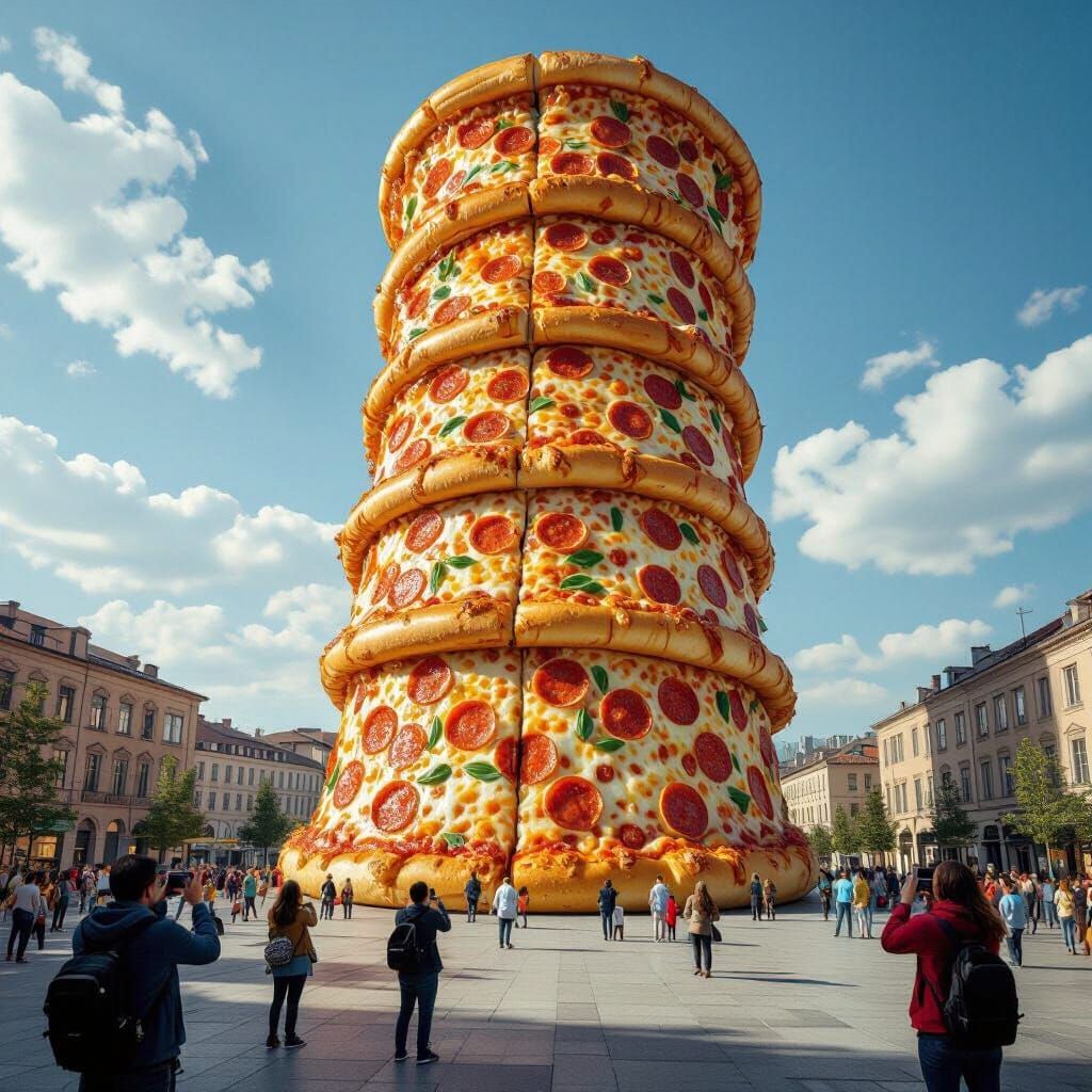 Leaning tower