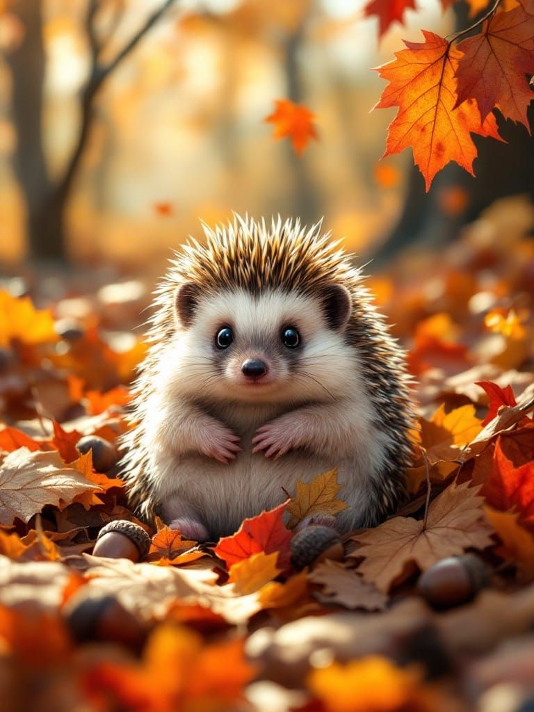 Little Hedgehog Has Eaten Well
