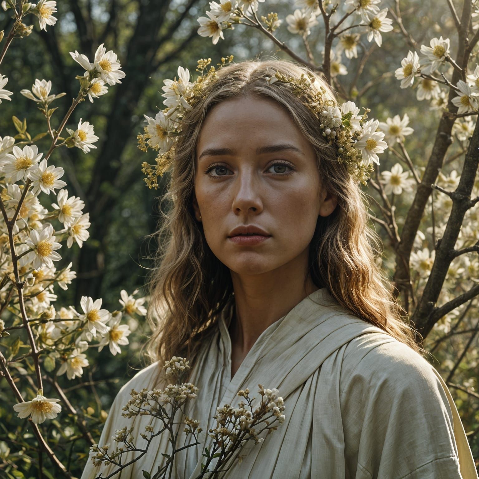 Radiant Golden Goddess of Healing