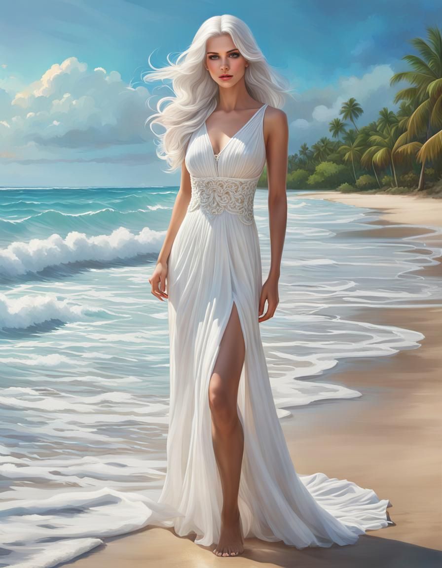 Walking on the Beach ...