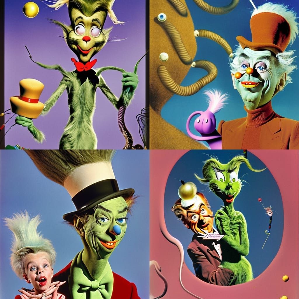 Surreal Whoville Dreamscape in Mixed Styles