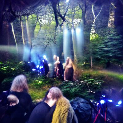 Norse Gods Assemble in Ethereal Forest