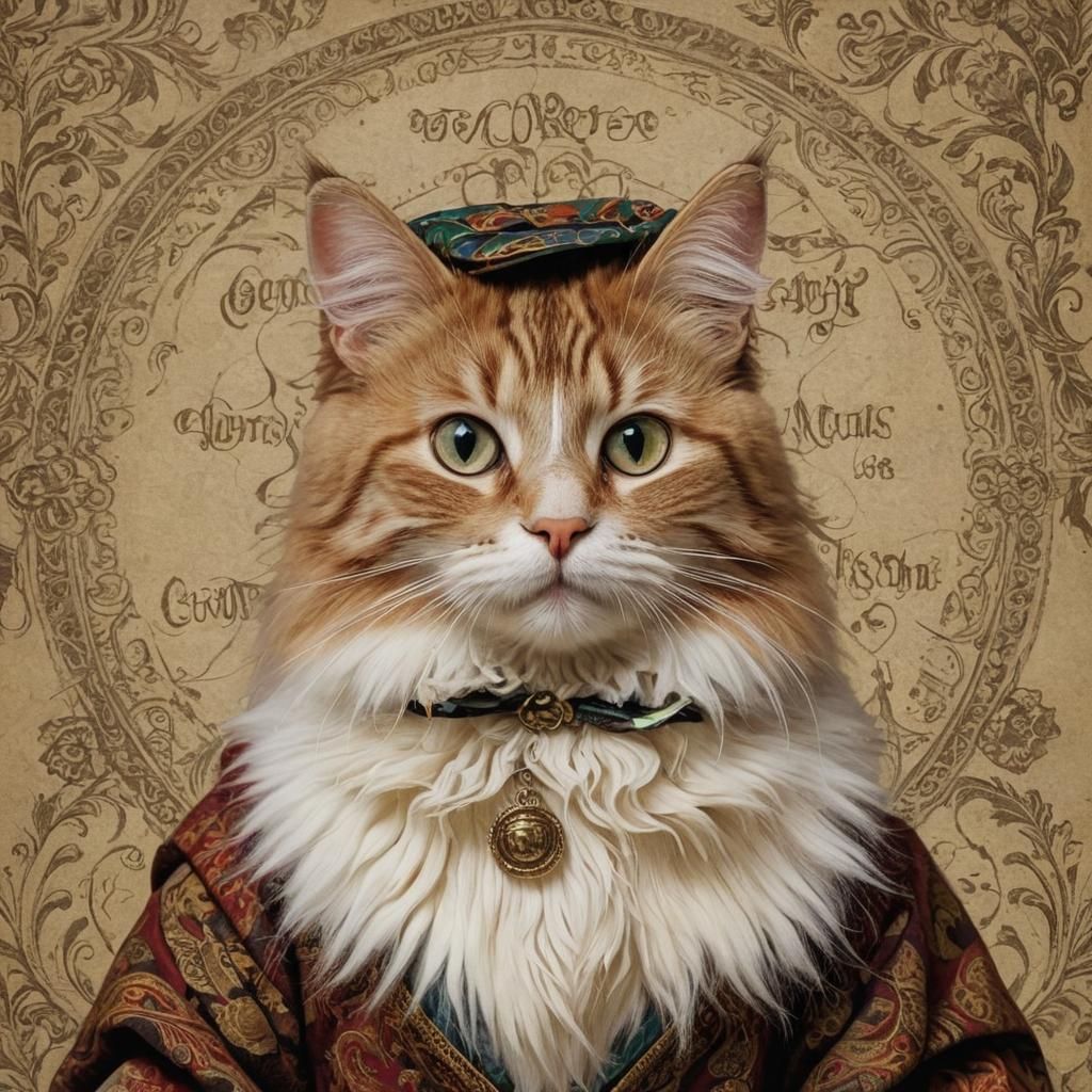 Portait of a noble kitty