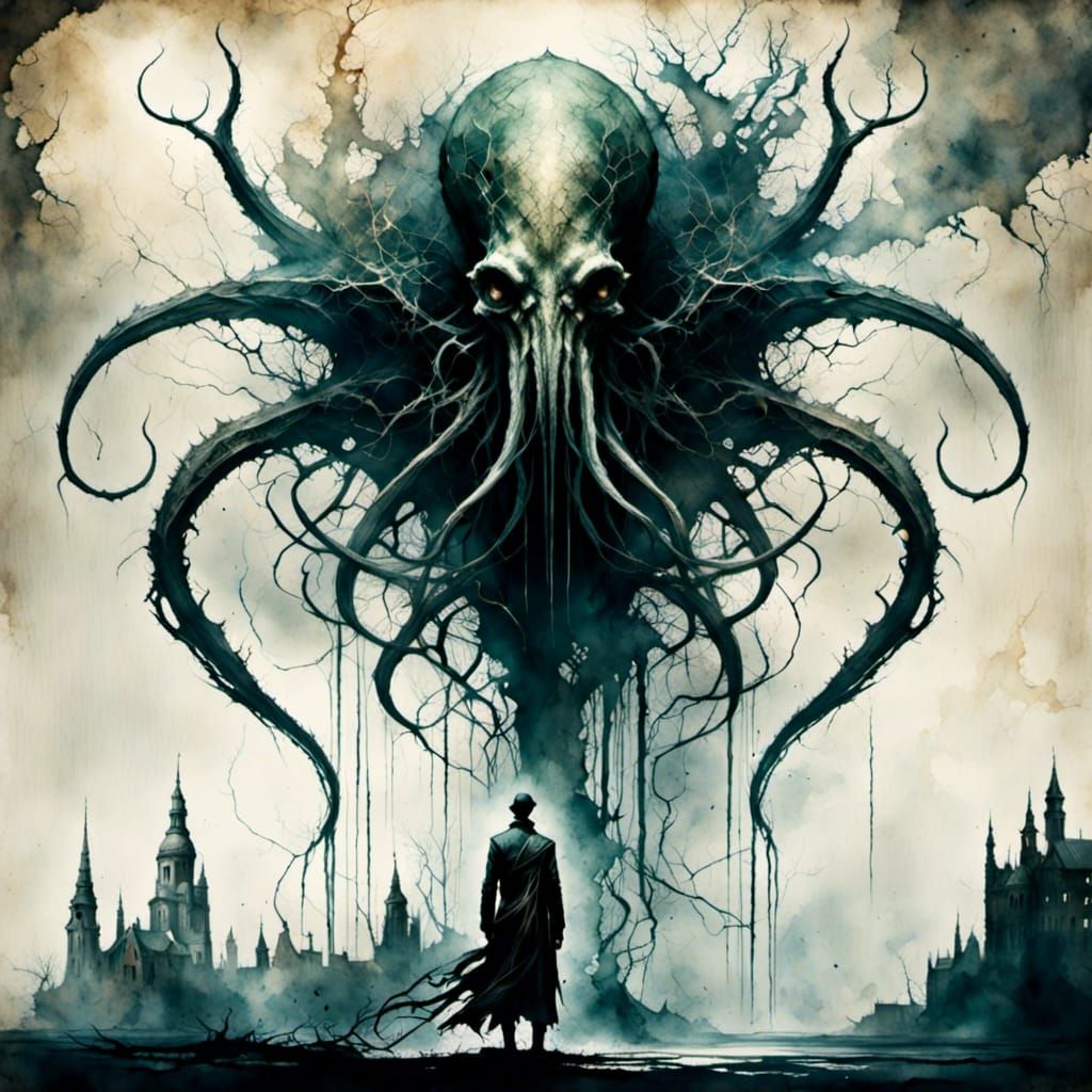 Cthulhu in Dark and Ominous Style