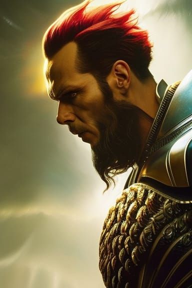 Hyperdetailed Composite Character Portrait in Oil Painting S...