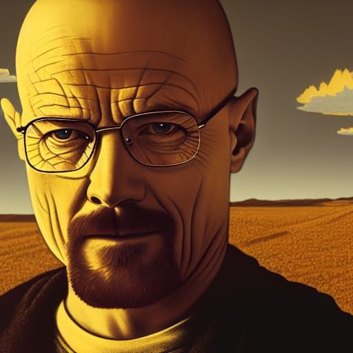 Walter White and Jesse Pinkman: Detailed Matte Painting